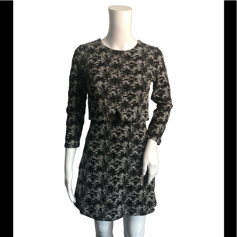 Top Shop Black and White Dress